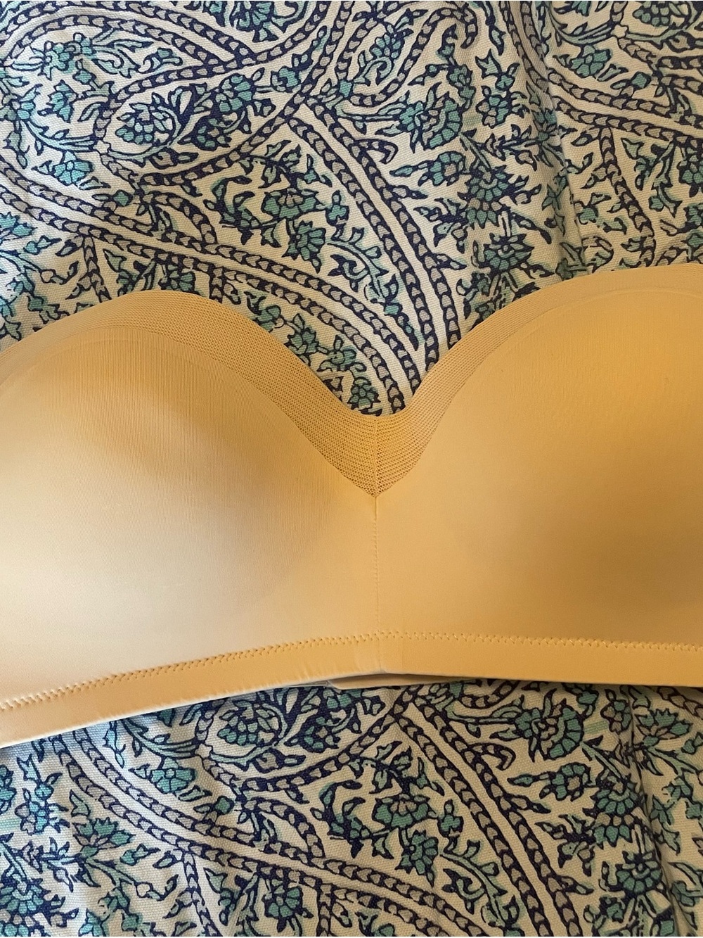 Lively Strapless Bandeau Bra - Yellow